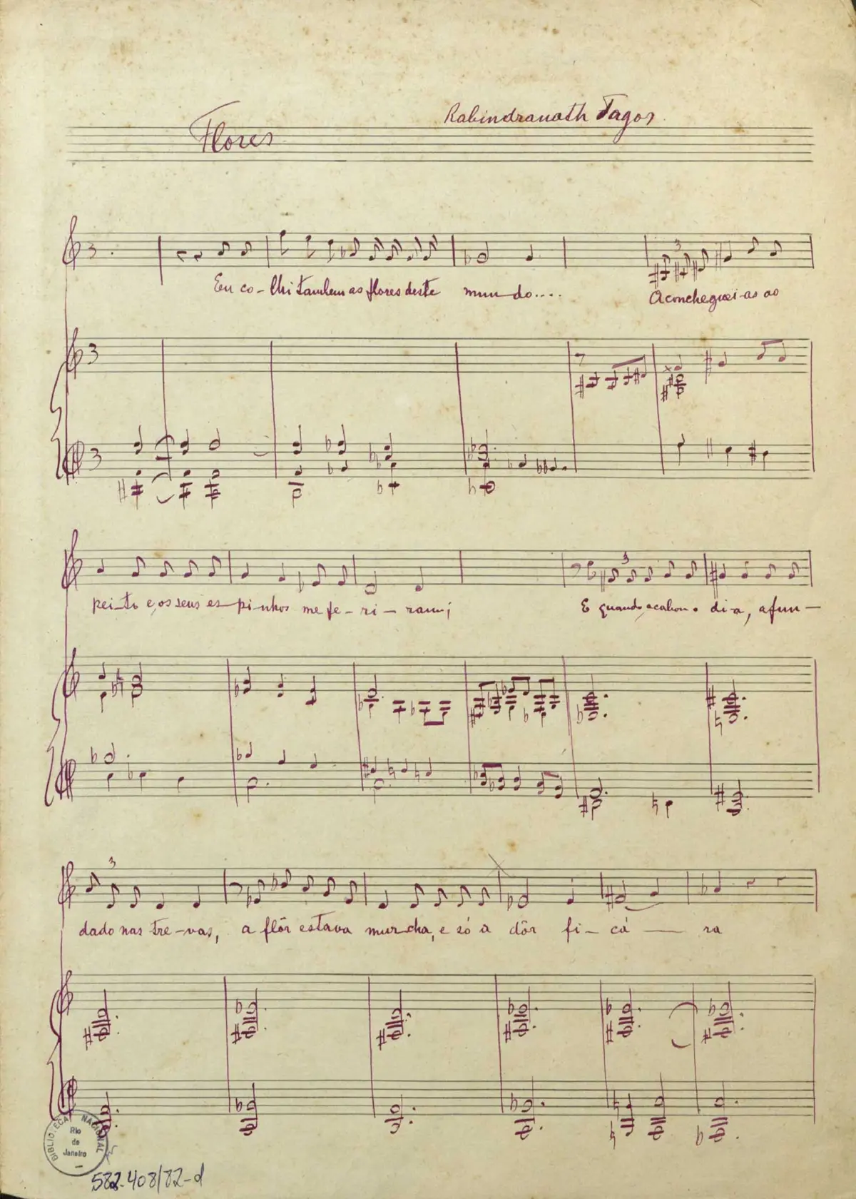 2 Poemas de Tagore - Page 1