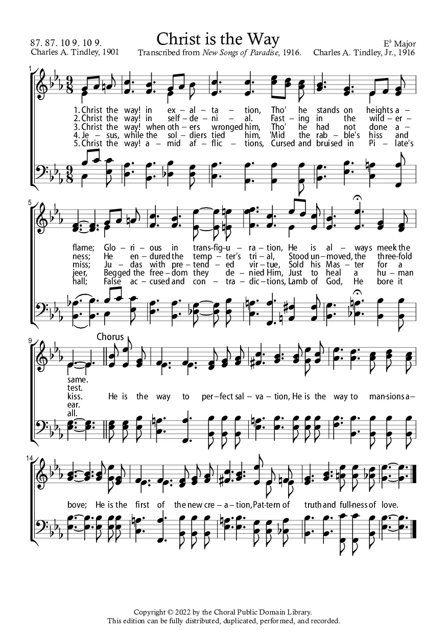 Christ is the Way - Page 1