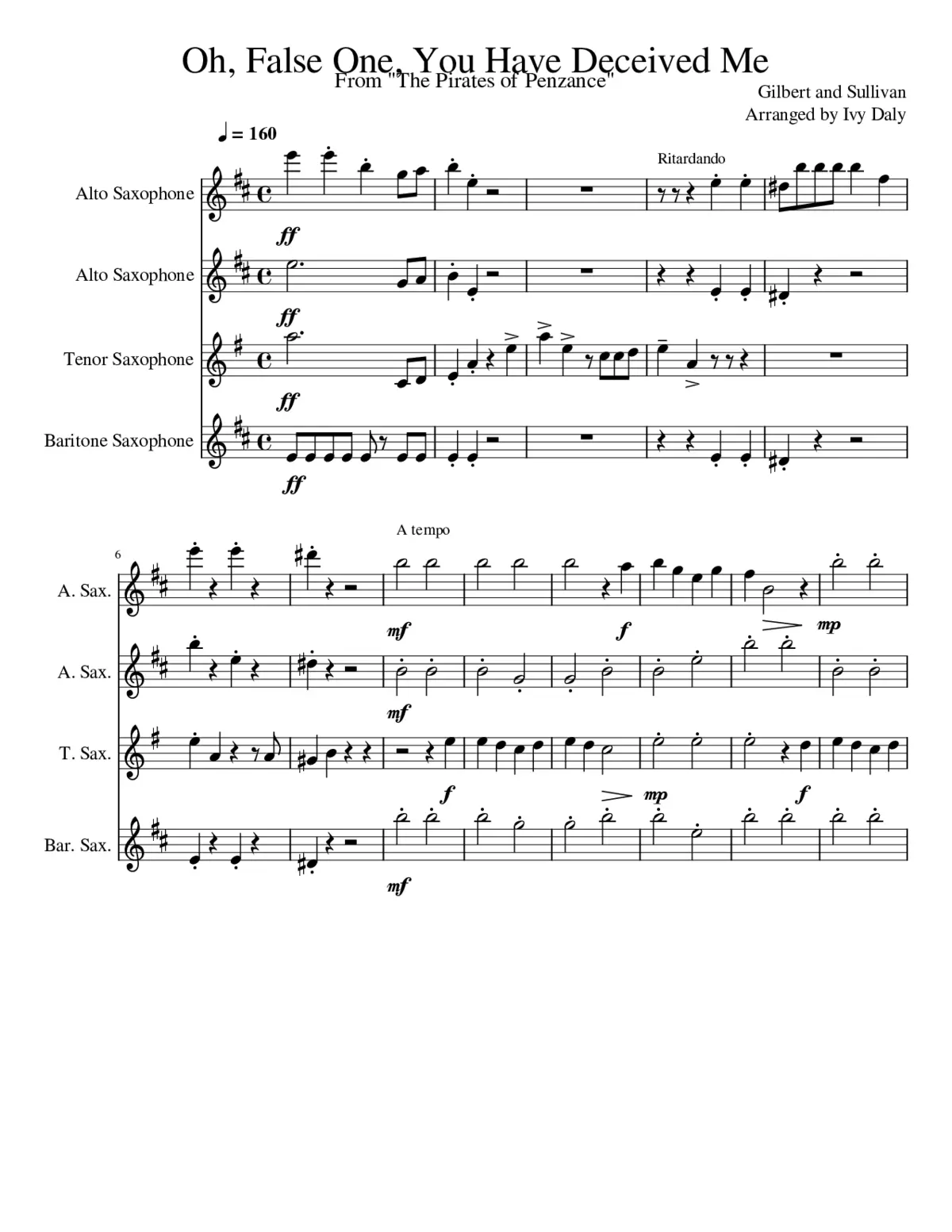 The Pirates of Penzance - Page 1