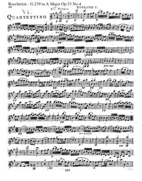 String Quartet in A major