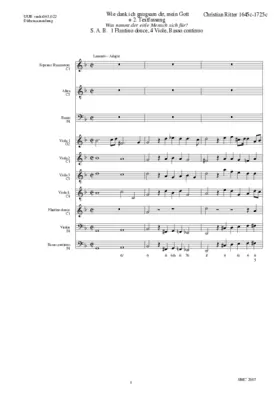 Wie dank ich gnugsam dir, mein Gott