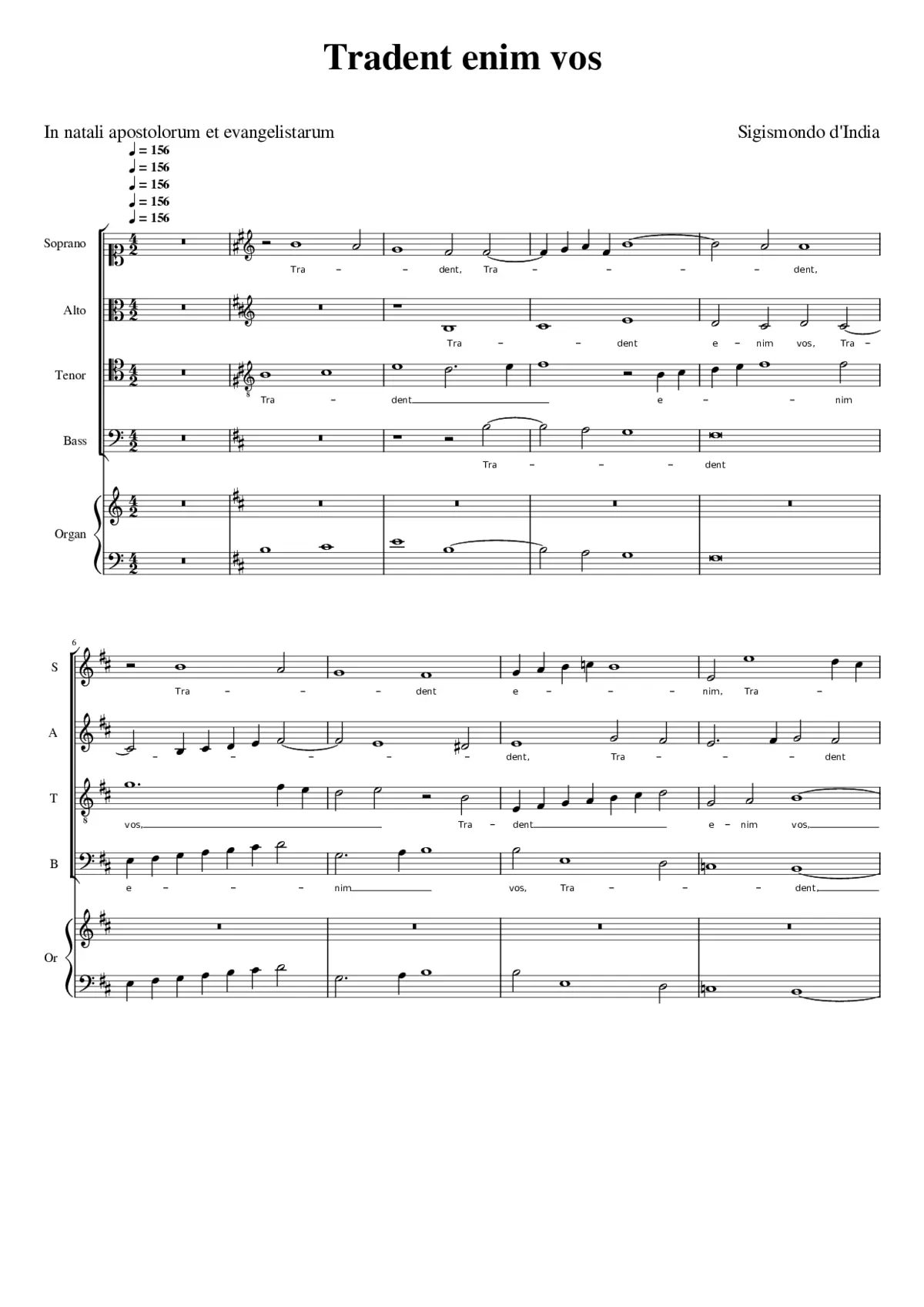 Tradent enim vos in conciliis - Page 1