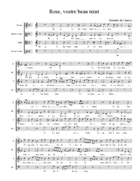 Rose, vostre beau teint
