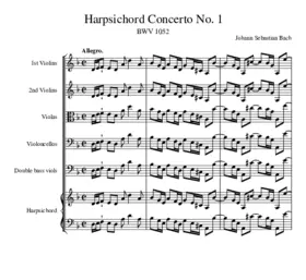 Harpsichord Concerto No.1 in D minor BWV 1052