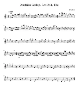 The Austrian Gallop. Le4.244