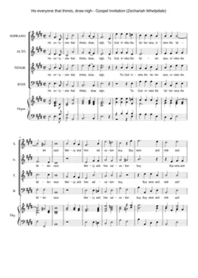 Ho everyone that thirsts draw nigh