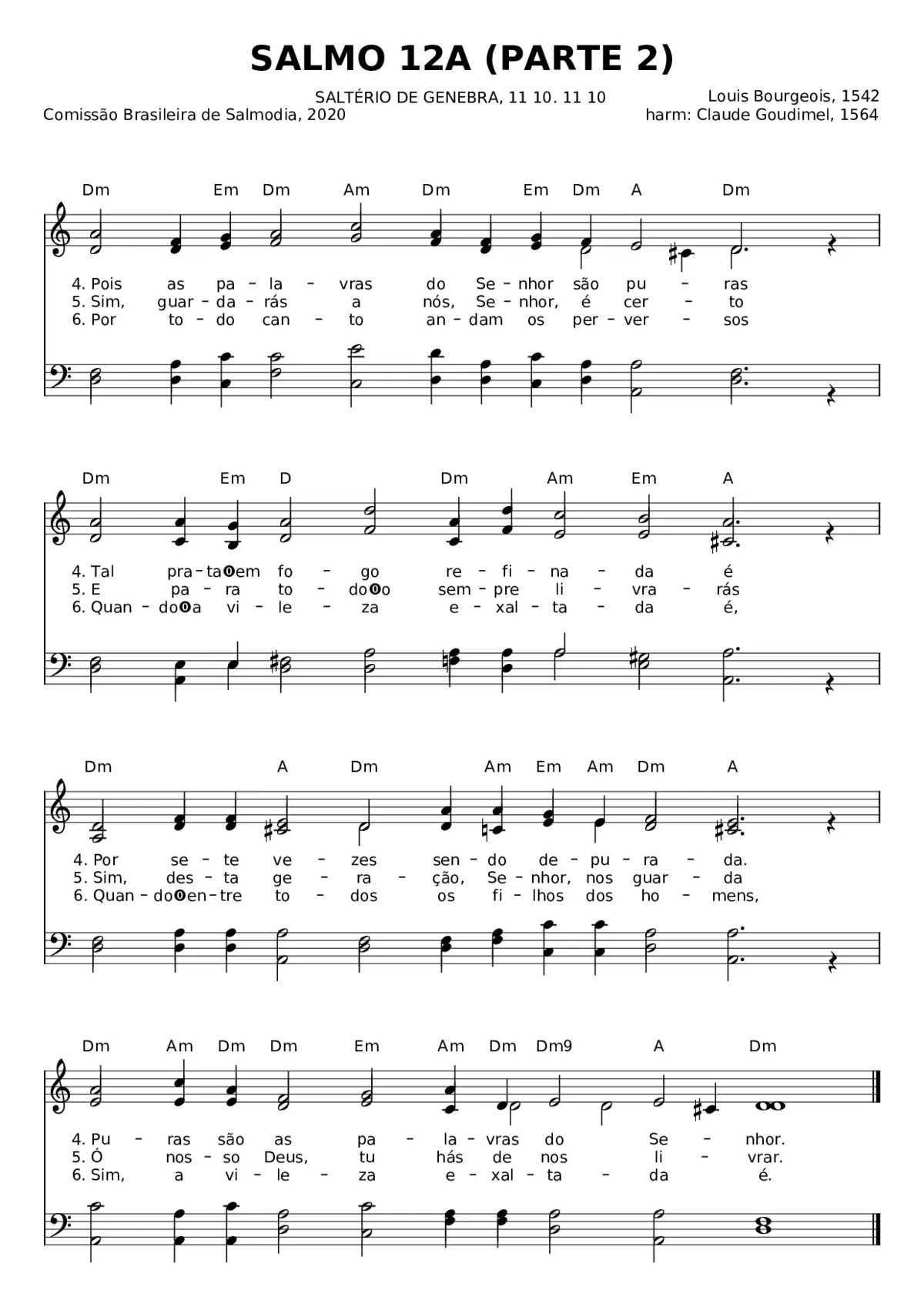 Salmo 12A (Parte 2) - Page 1