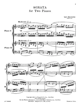 Sonata for 2 Pianos