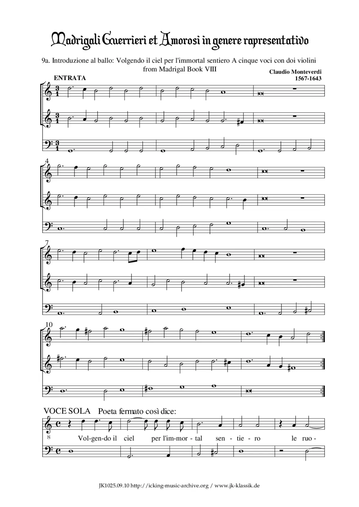 Introduzione al ballo e ballo, SV 154 - Page 1
