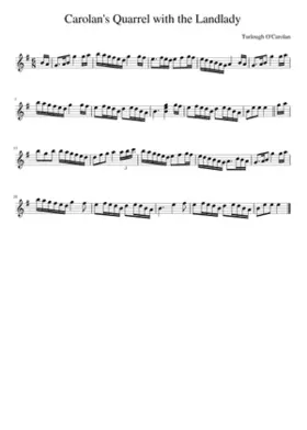 Carolan's Quarrel With The Landlady