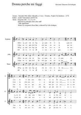 Donna perche mi fuggi