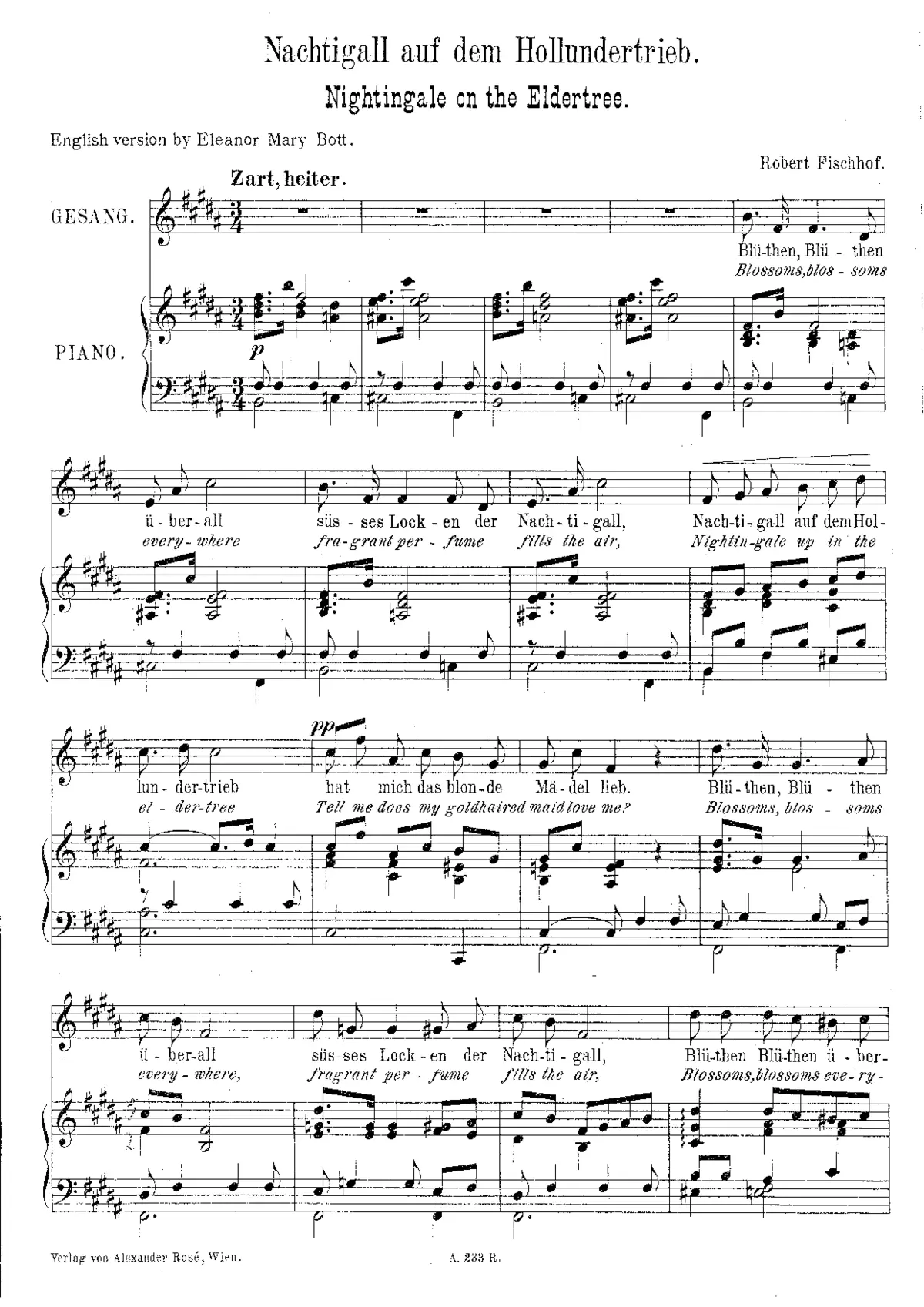 3 Lieder aus Baumbach's "Frau Holde" - Page 1