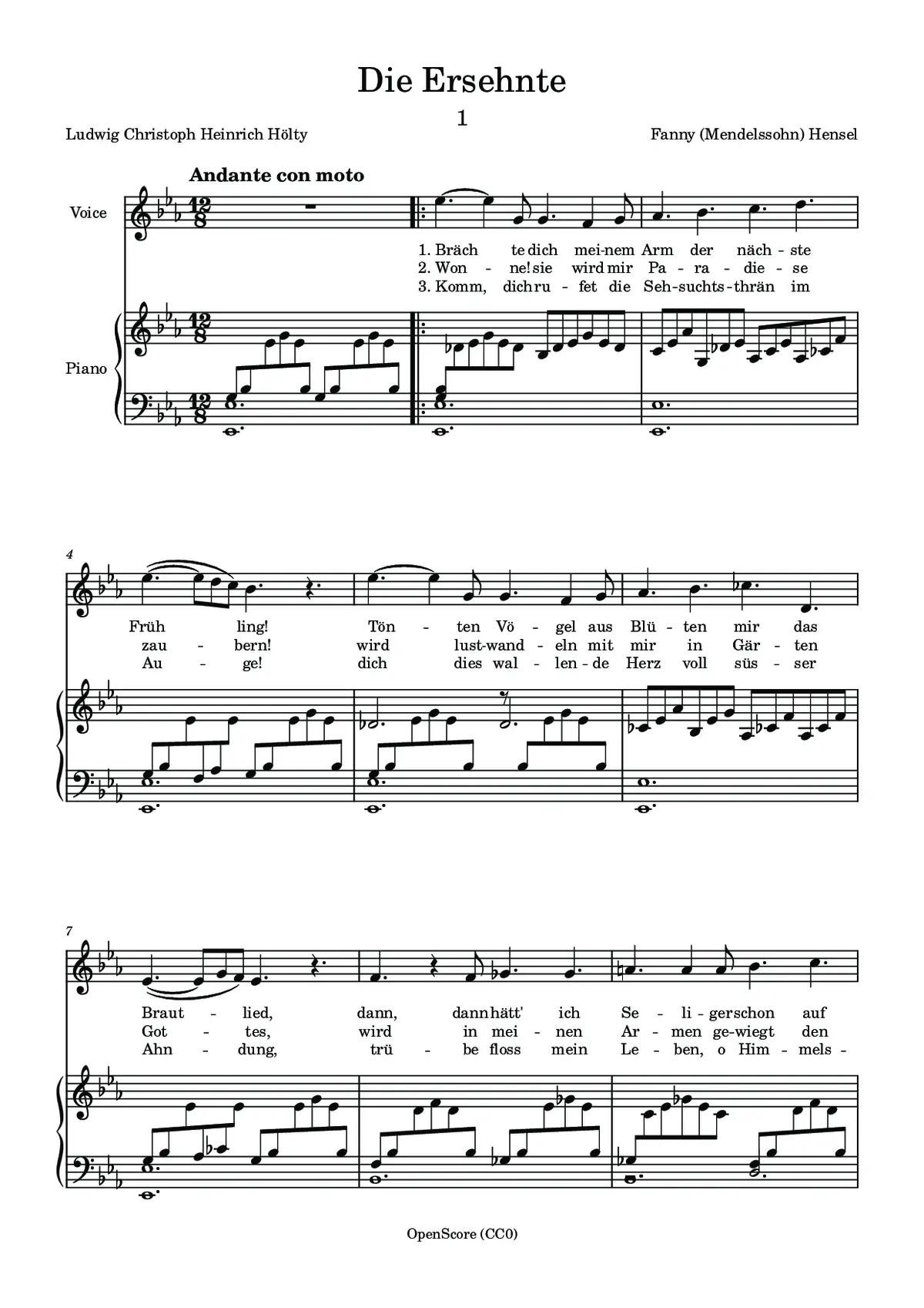 Die Ersehnte - Page 1