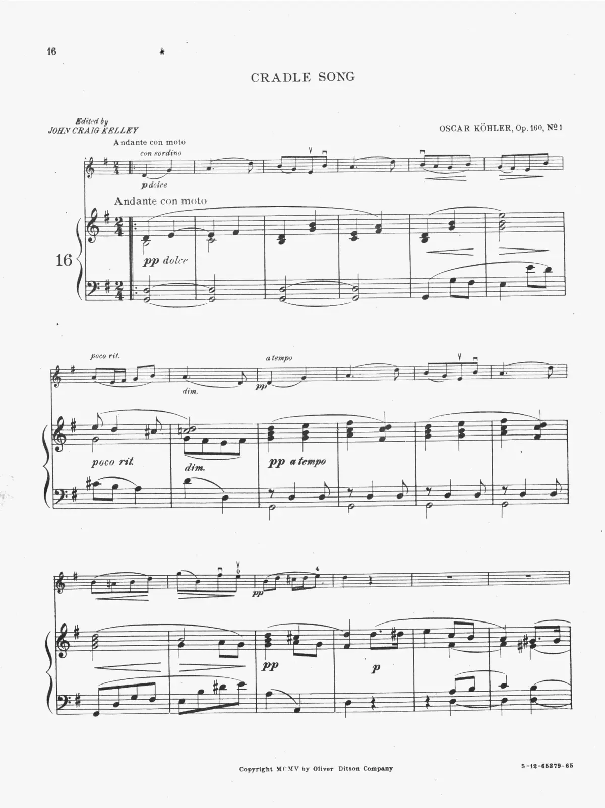 3 leichte melodiöse Vortragsstücke, Op.160 - Page 1