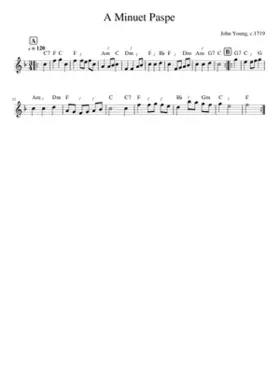 A Minuet Paspe