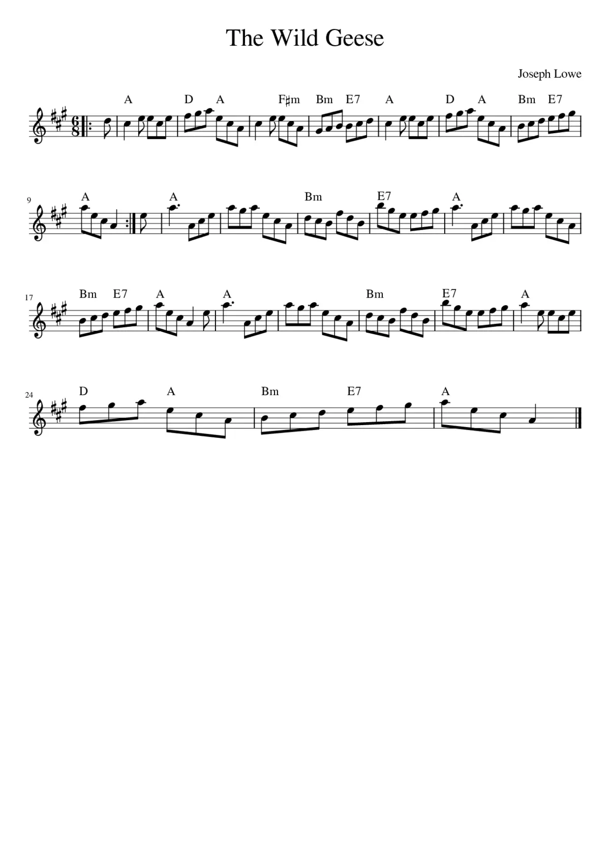 the Wild Geese - Page 1