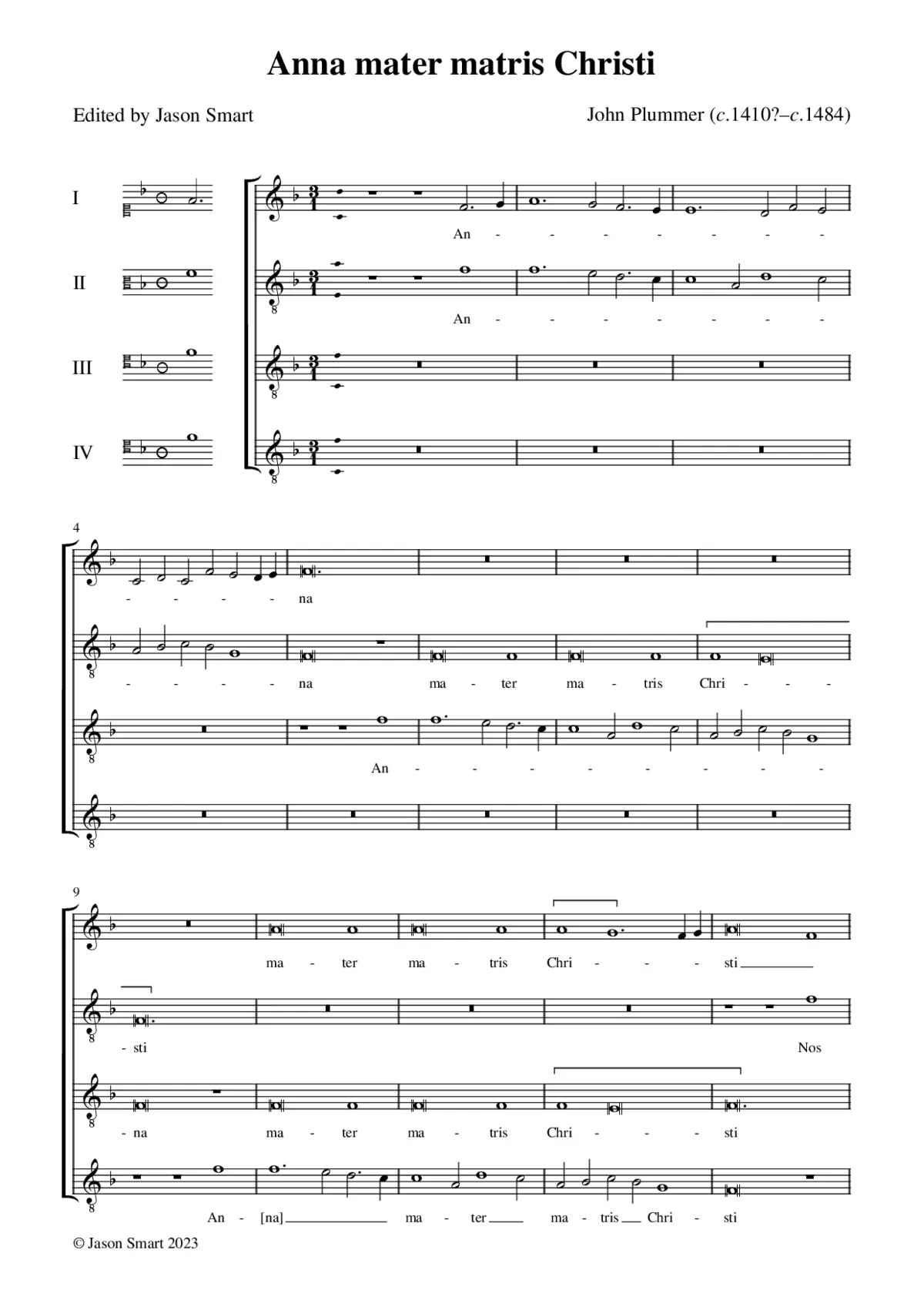 Anna mater matris Christi - Page 1