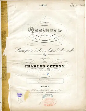 Deux quatuors brillants