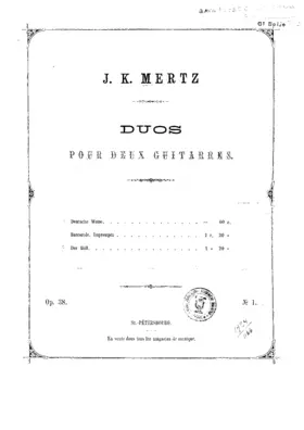 3 Duos for 2 Guitars