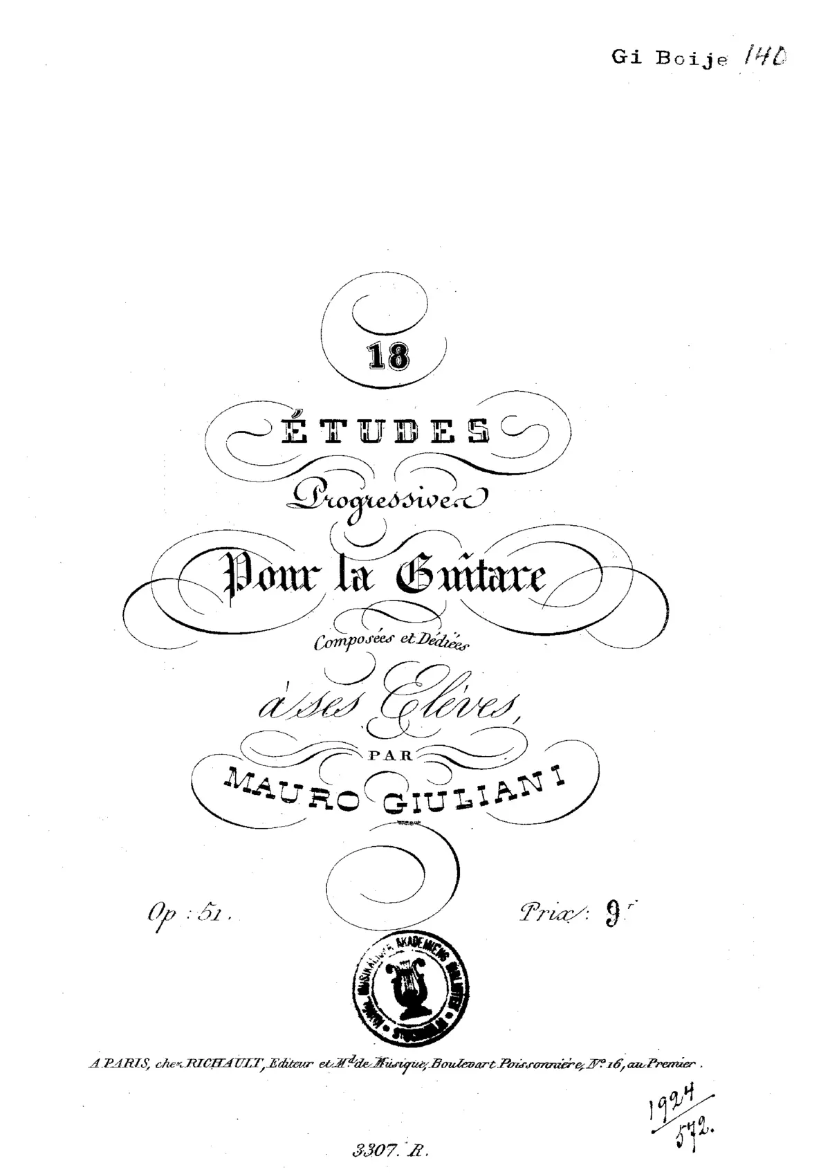 18 études progressives - Page 1