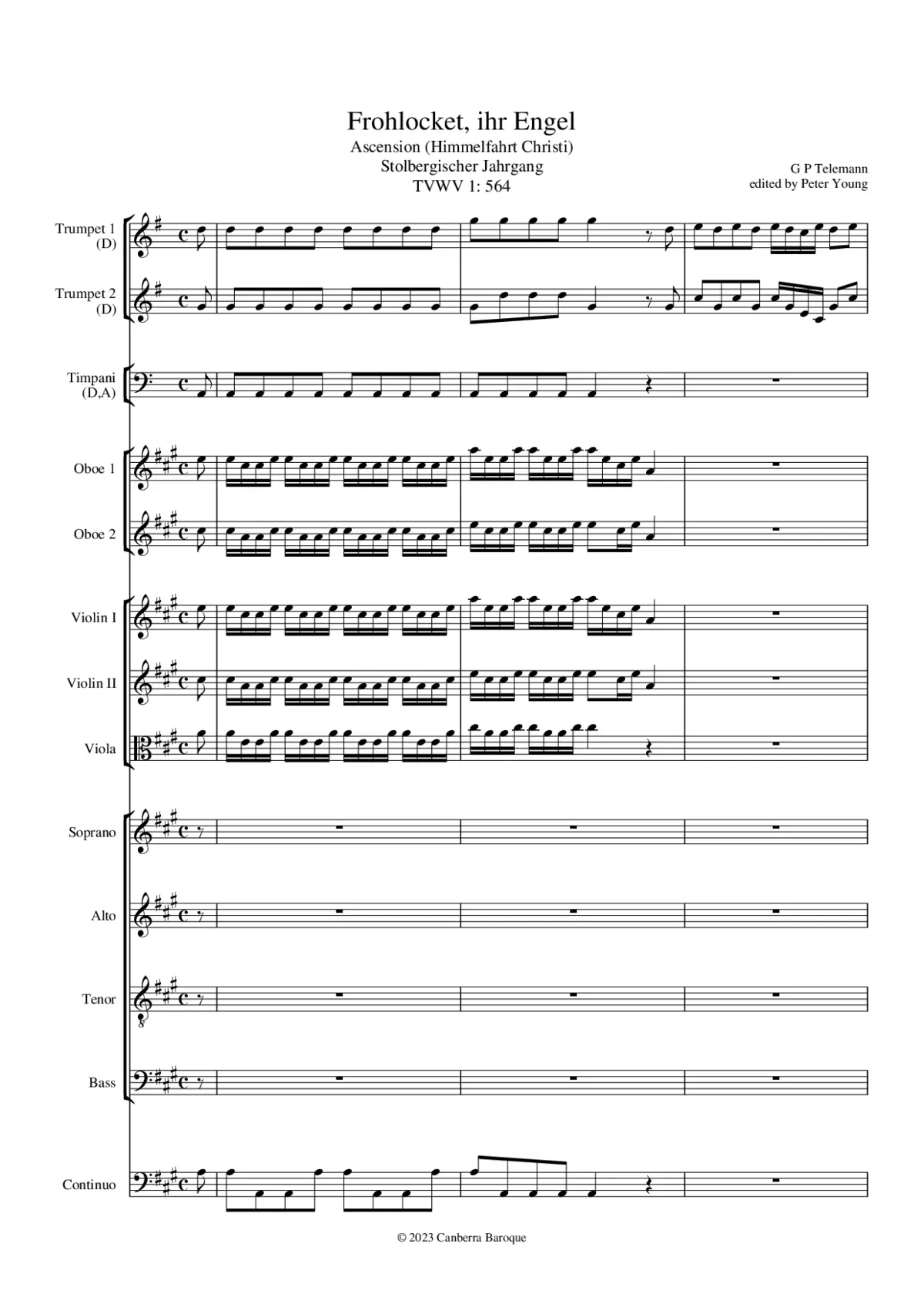 Frohlocket, ihr Engel - Page 1