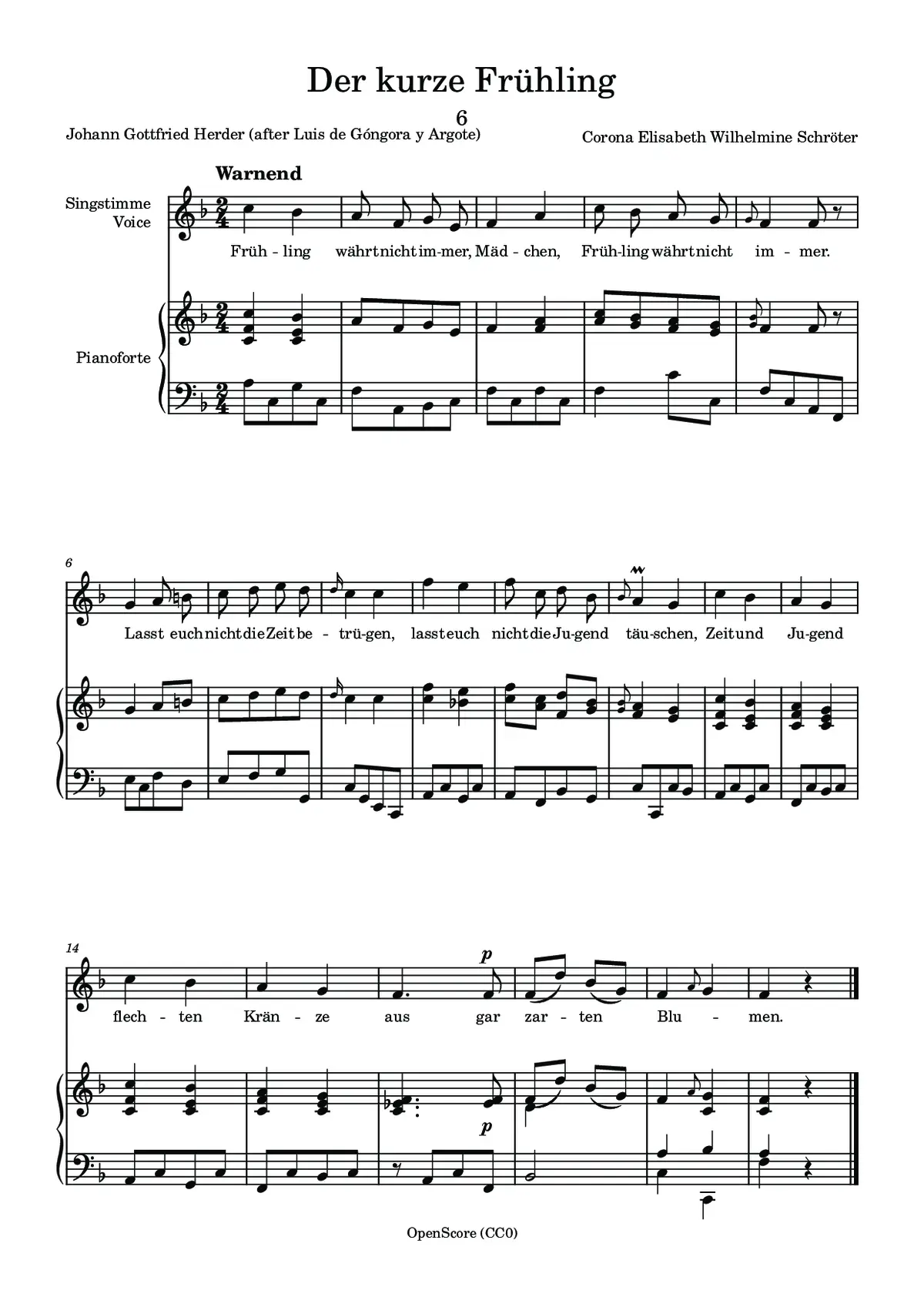 Der kurze Frühling - Page 1