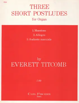 3 Short Postludes