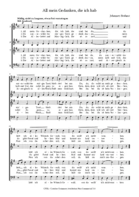 All mein Gedanken, die ich hab