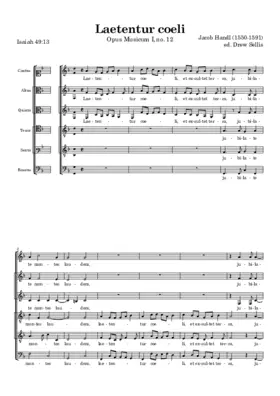 Laetentur coeli