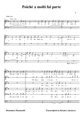 Poiche a molti fai parte