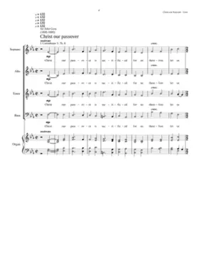 Christ our passover is sacrificed for us