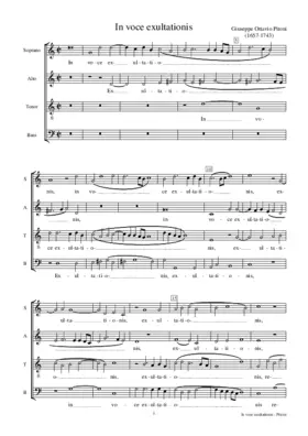 In voce exultationis