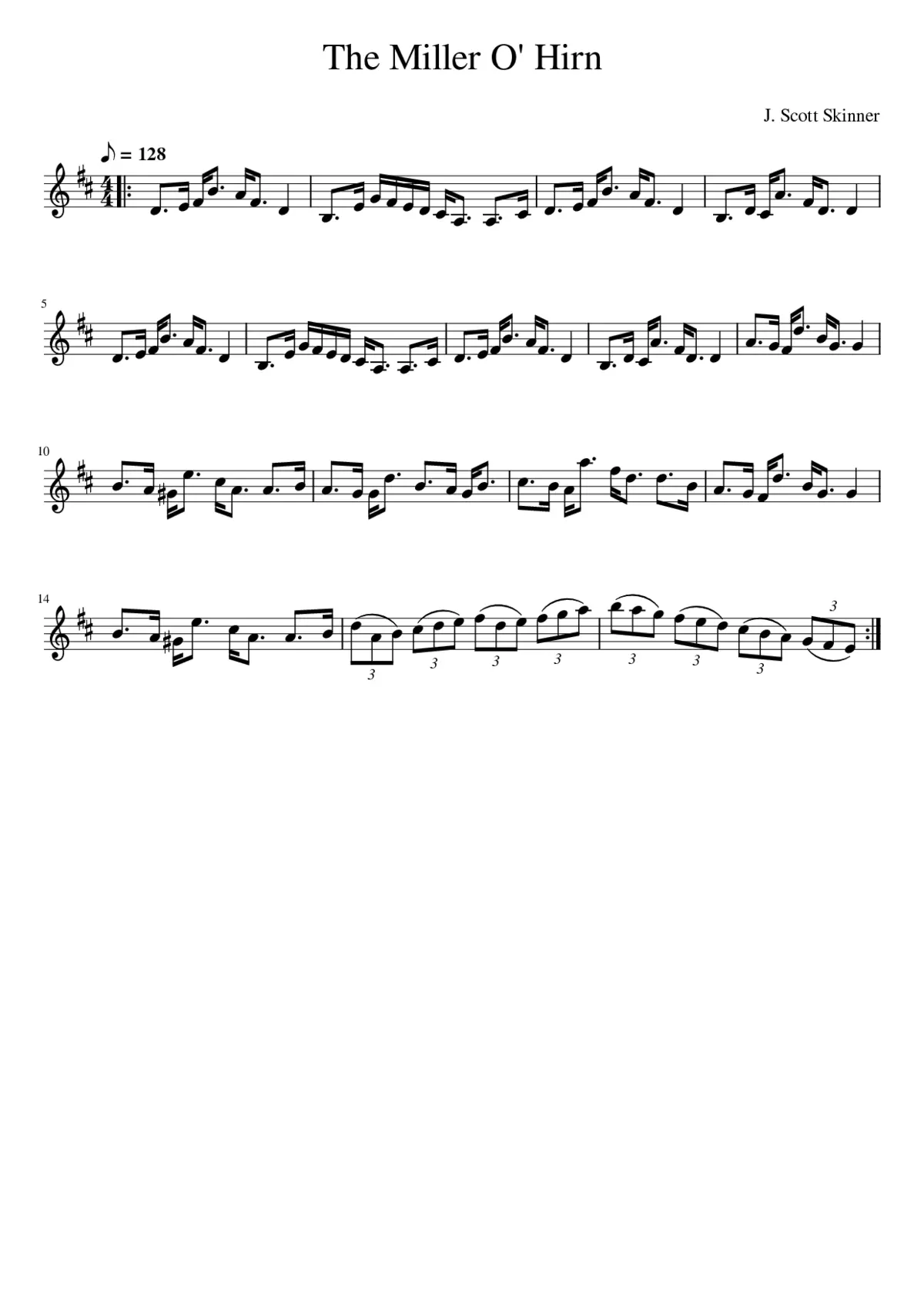 The Miller O' Hirn - Page 1