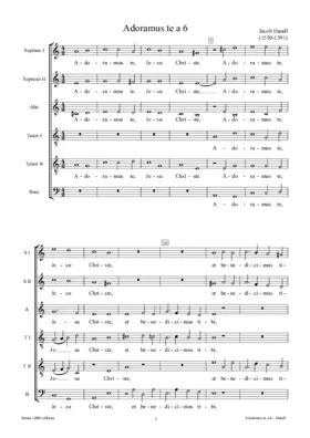 Adoramus te, Jesu Christe a 6