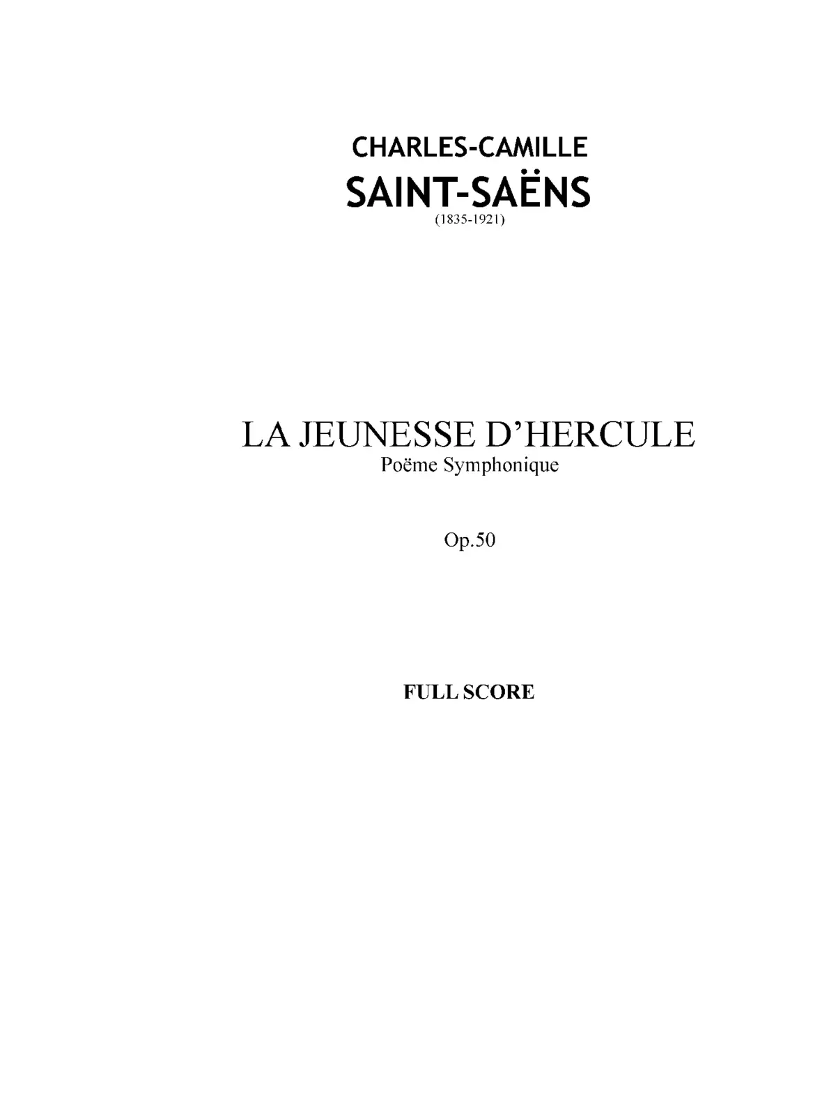 La jeunesse d'Hercule - Page 1