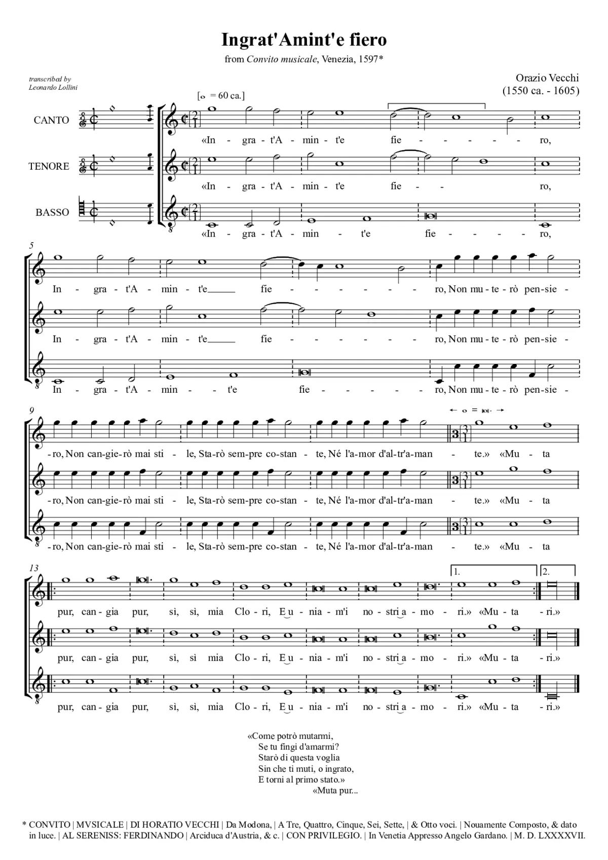 Ingrat'Aminta - Page 1