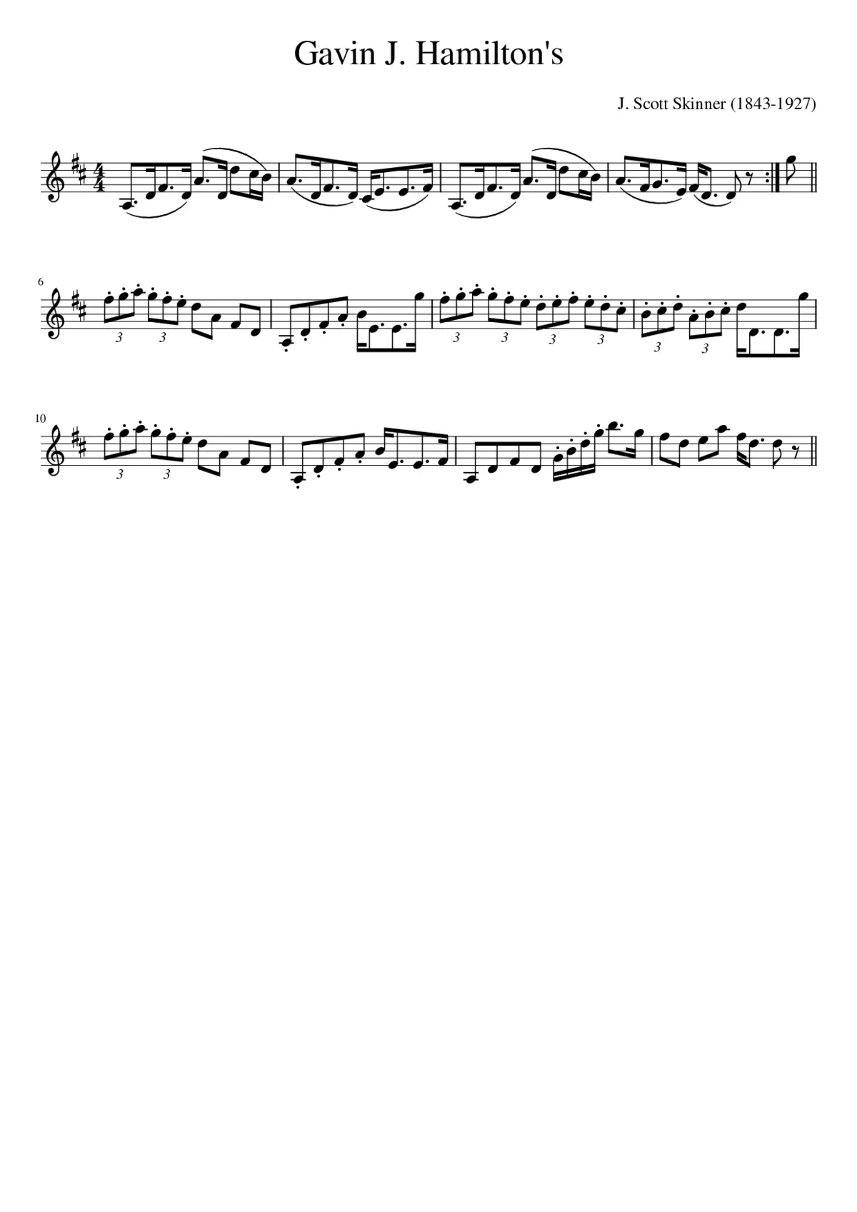 Gavin J. Hamilton's - Page 1