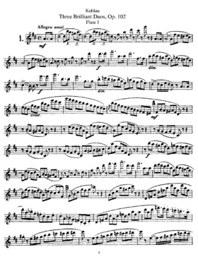 3 Brilliant Duos for 2 Flutes