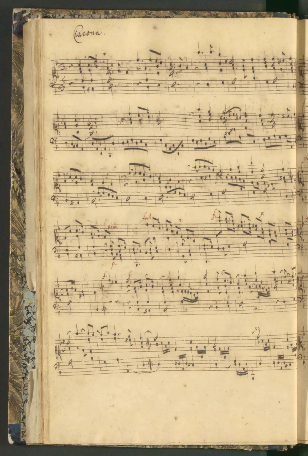 Chaconne and Fugue in D minor - Page 1