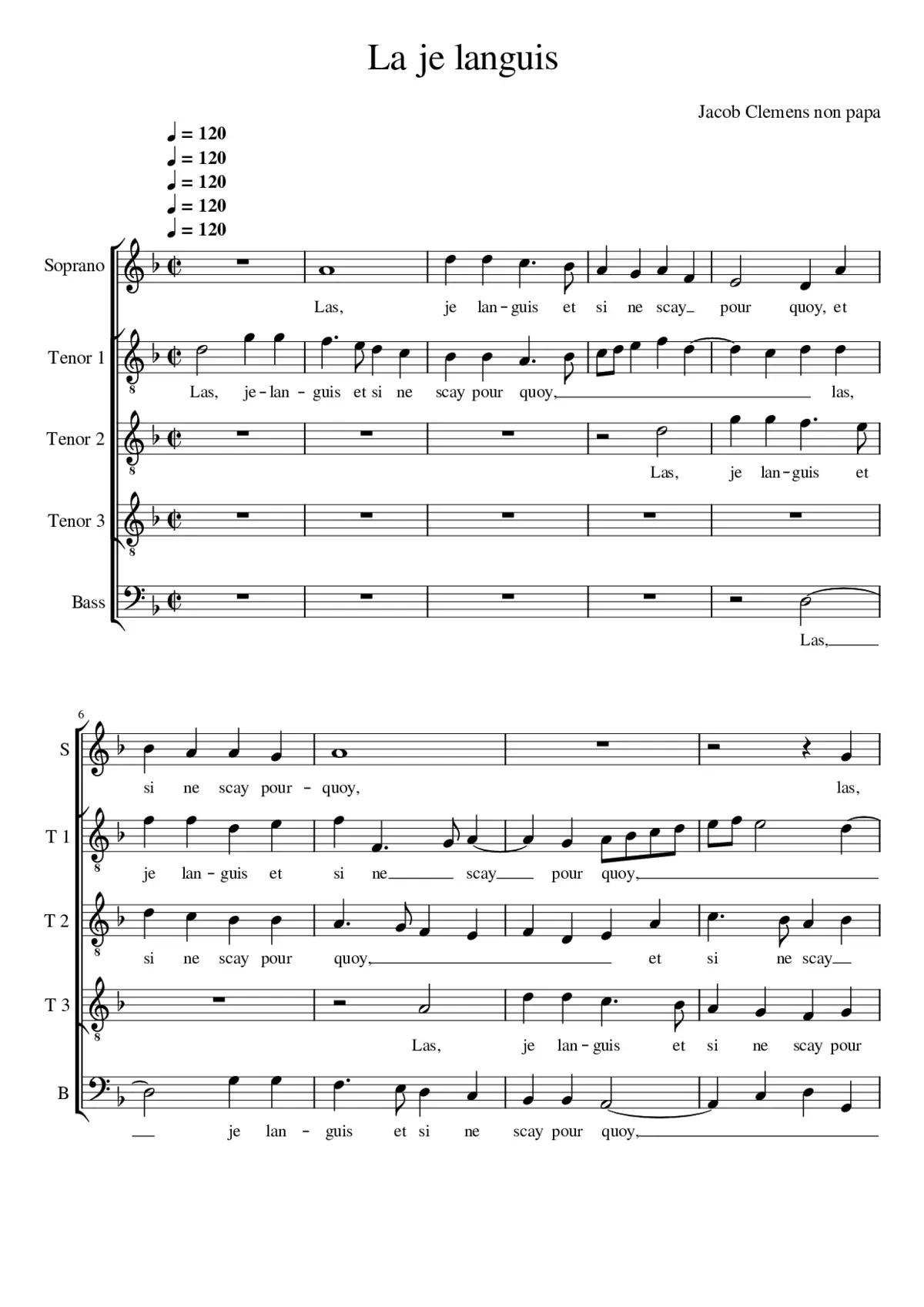 Las je languis - Page 1
