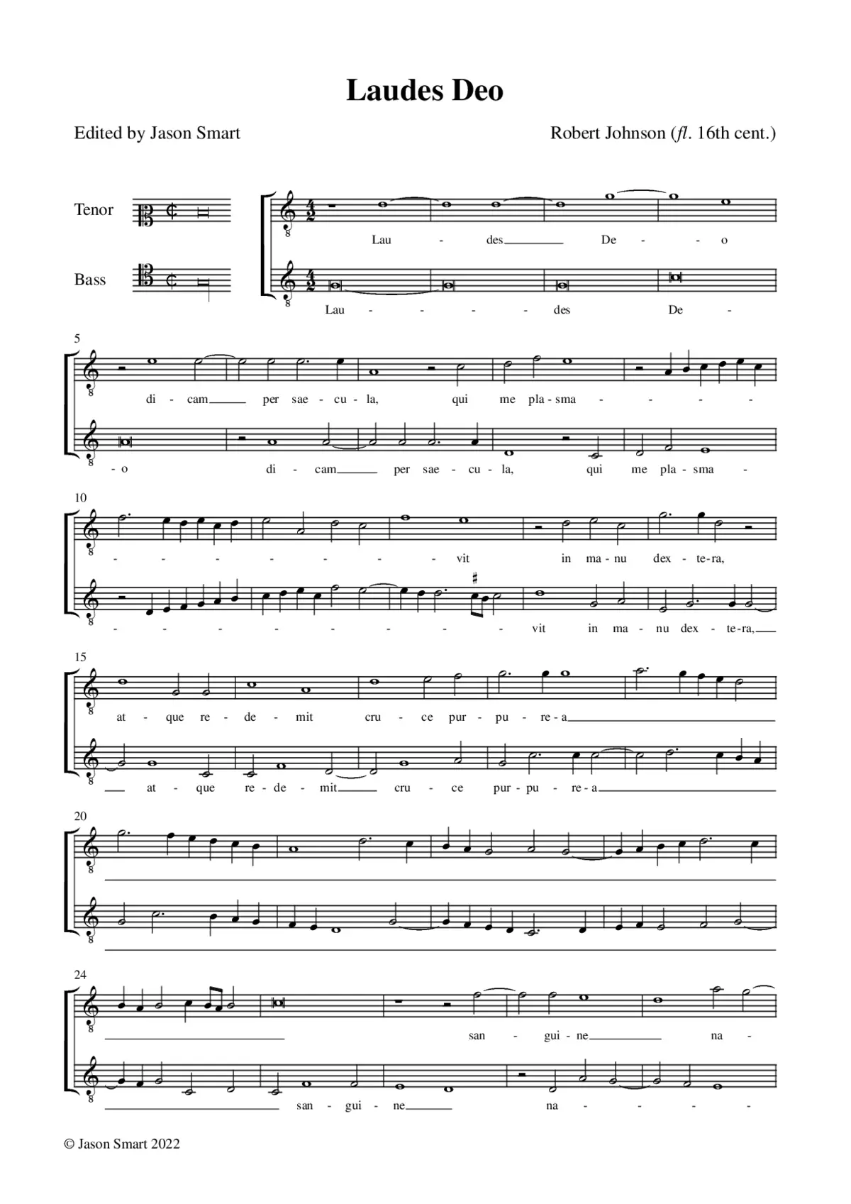 Laudes Deo - Page 1