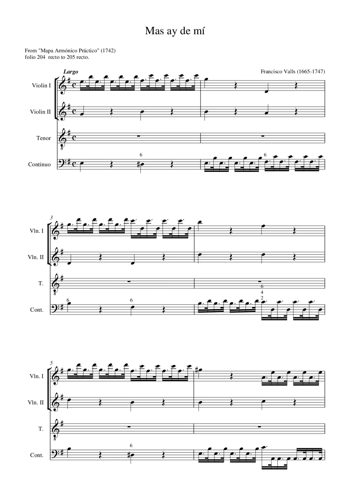 Mas ay de mí - Page 1