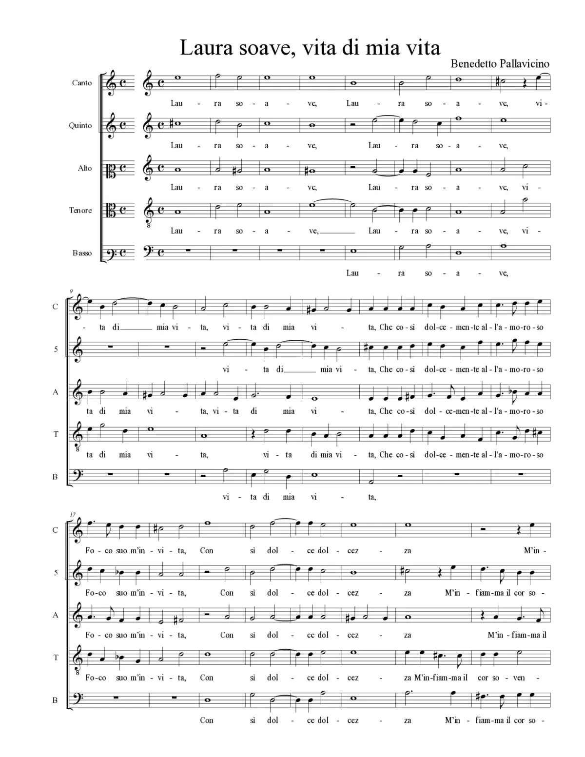 Laura soave, vita di mia vita - Page 1