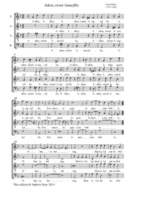 Adieu, sweet Amaryllis