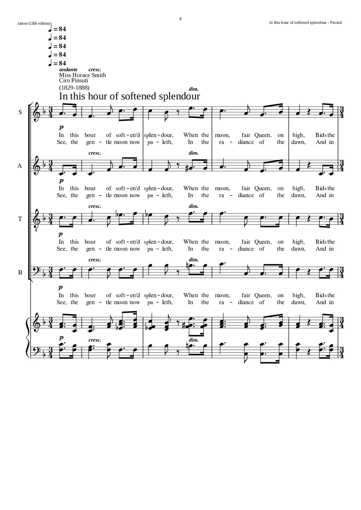 In this hour of softened splendout - Page 1