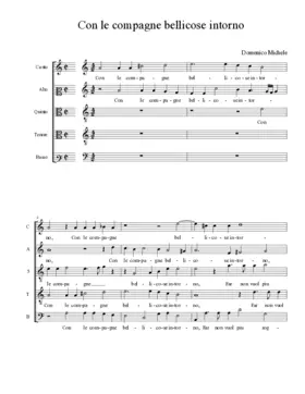 Con le compagne bellicose intorno