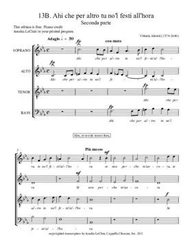 Ahi che per altro tu no'l festi all'hora