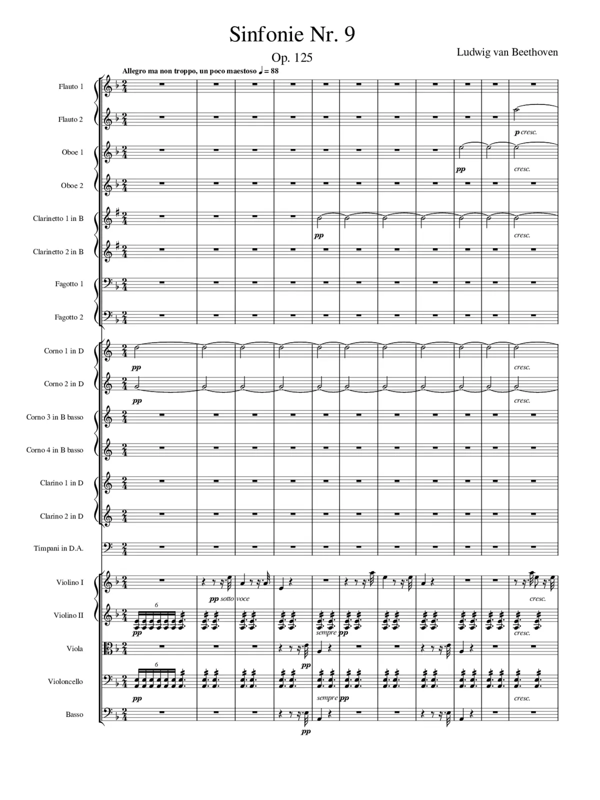 Symphony No.9 Op.125 - Page 1