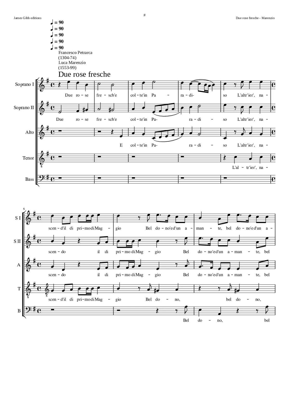Due rose fresche - Non vede un simil par - Page 1