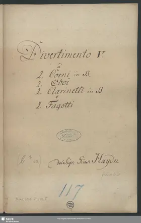 Divertimento in B-flat major